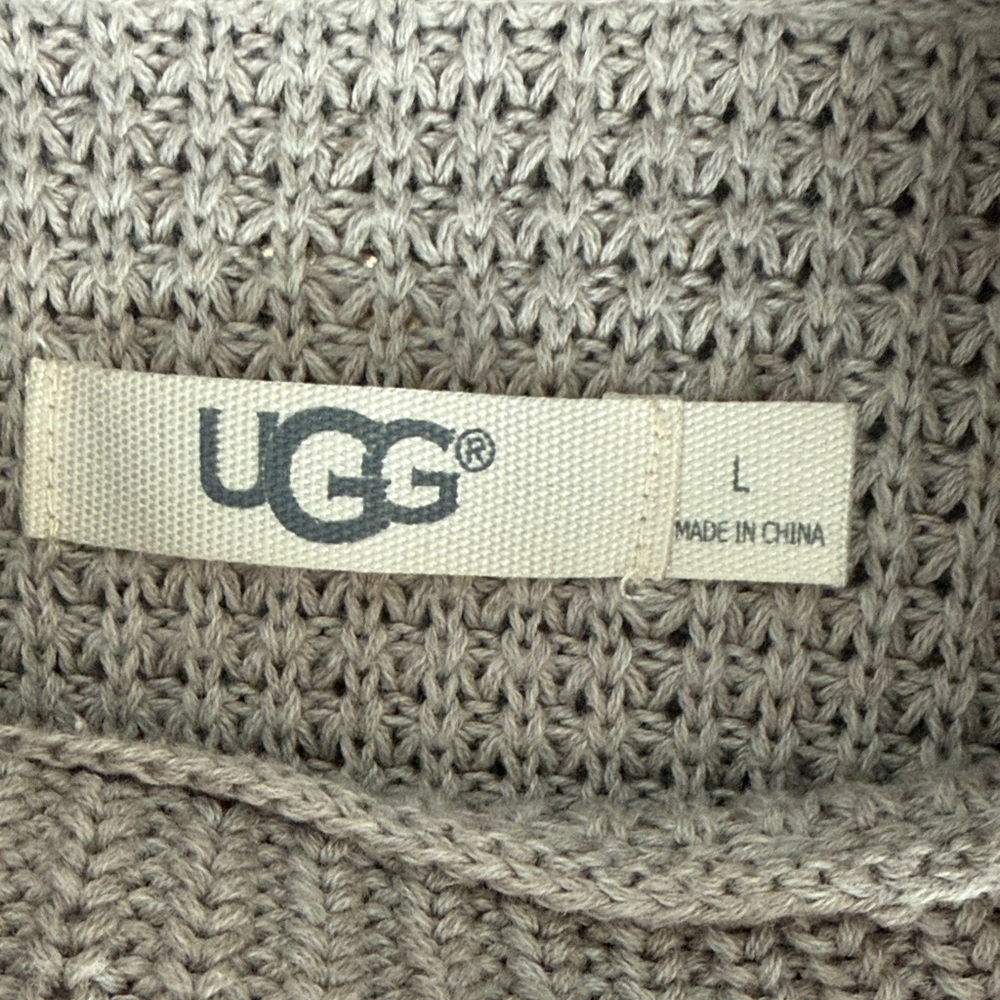 UGG Cozy Gray Turtleneck Sweater - Picture 2 of 5
